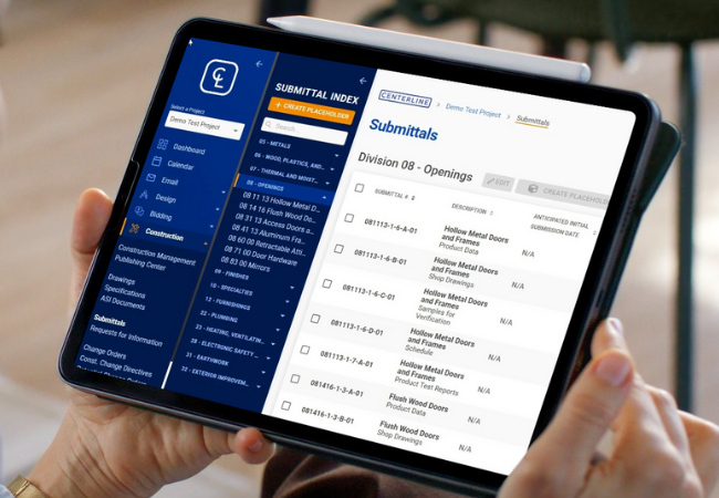 CENTERLINE_Submittal_Index